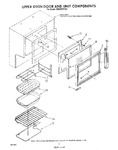 Diagram for 07 - Upper Oven Door And Unit