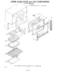 Diagram for 06 - Upper Oven Door And Unit