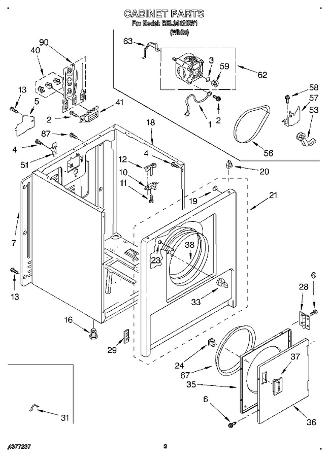 Diagram for REL3612BW1