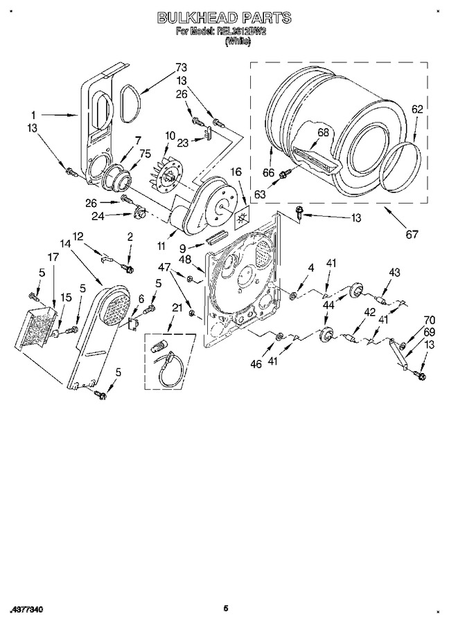 Diagram for REL3612BW2
