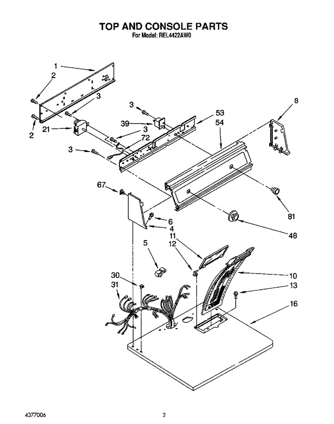 Diagram for REL4422AW0