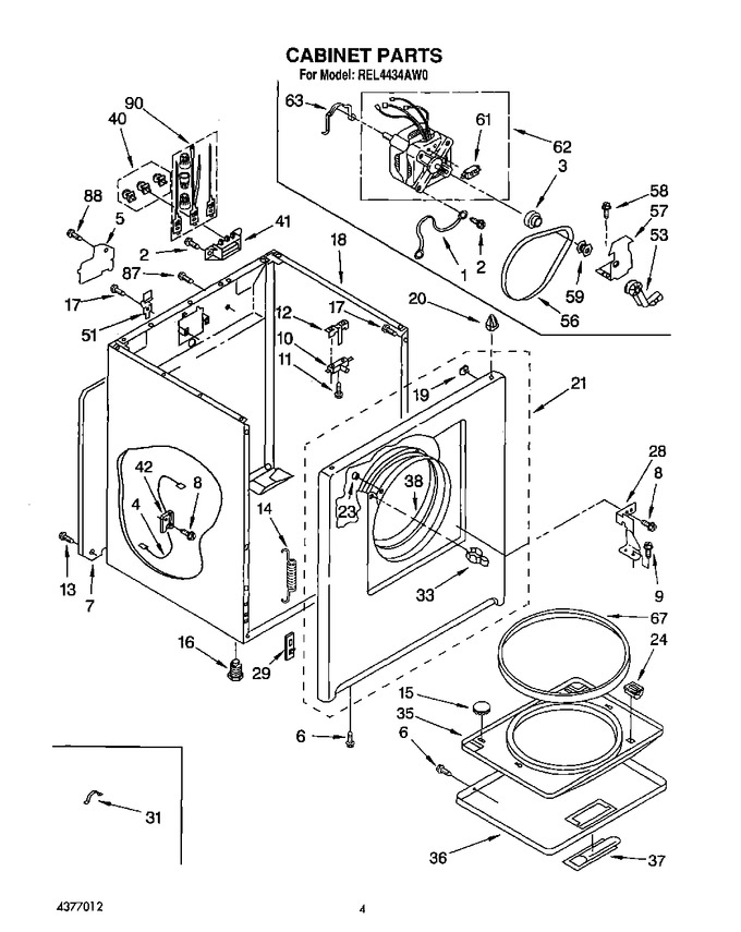 Diagram for REL4434AW0