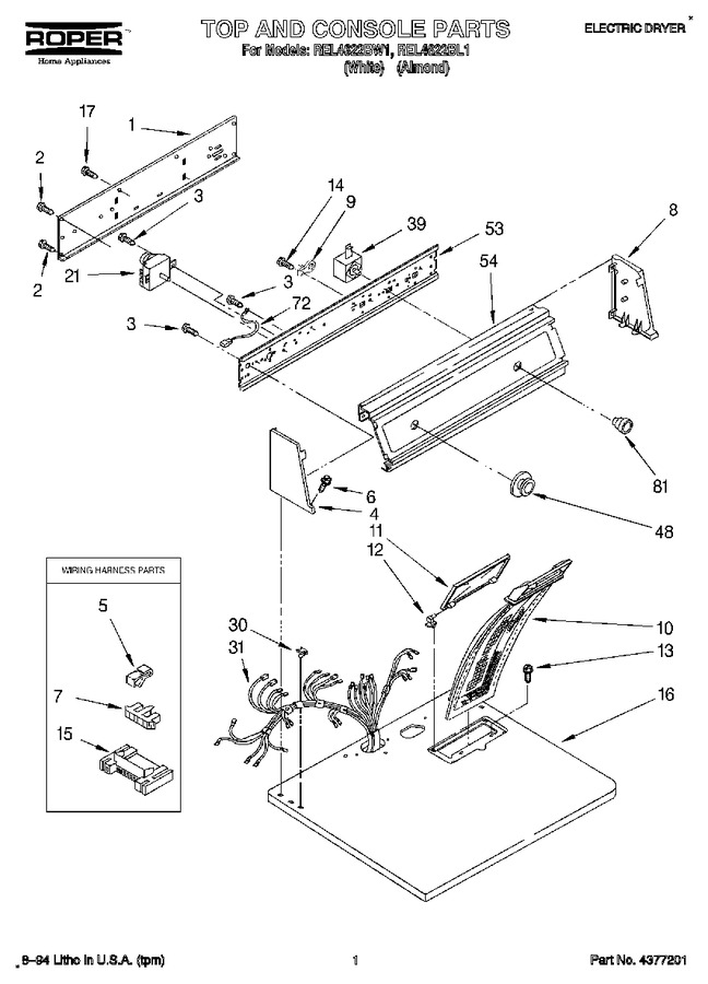 Diagram for REL4622BW1