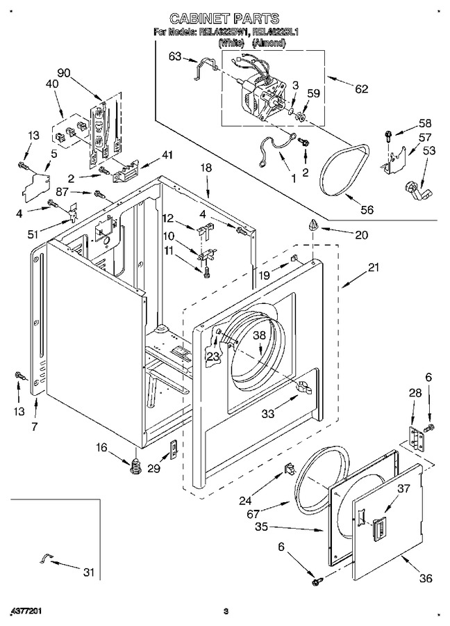 Diagram for REL4622BW1