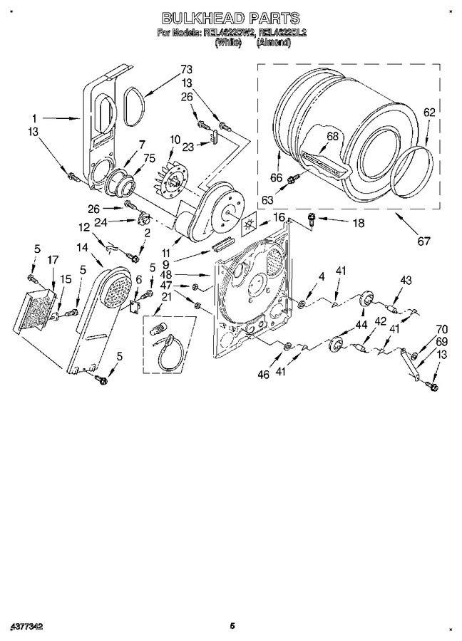 Diagram for REL4622BW2