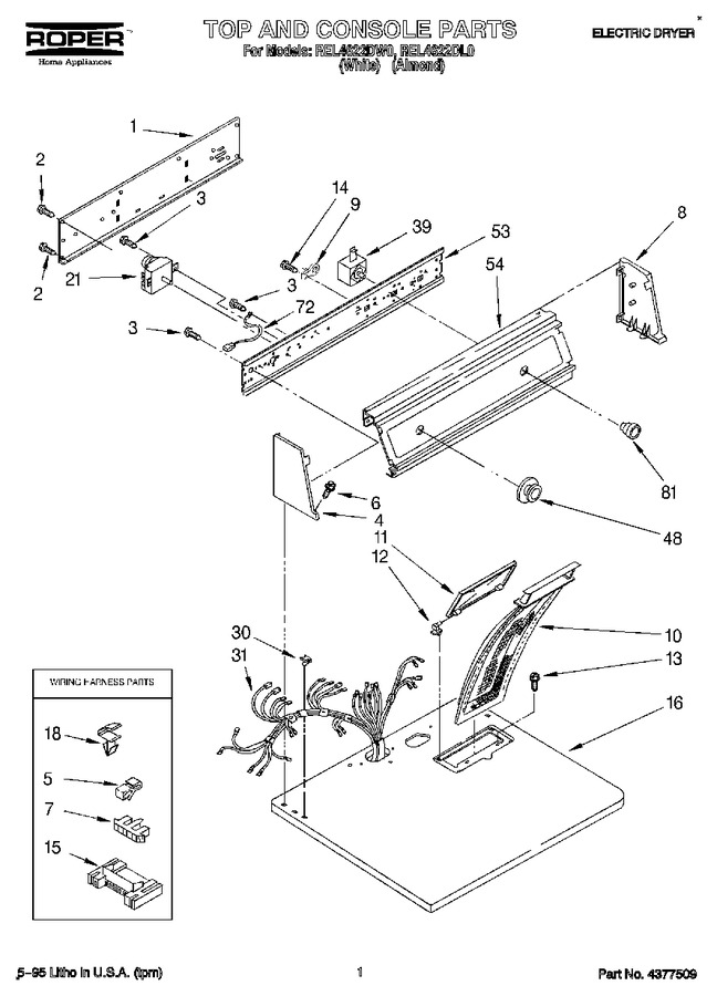 Diagram for REL4622DL0