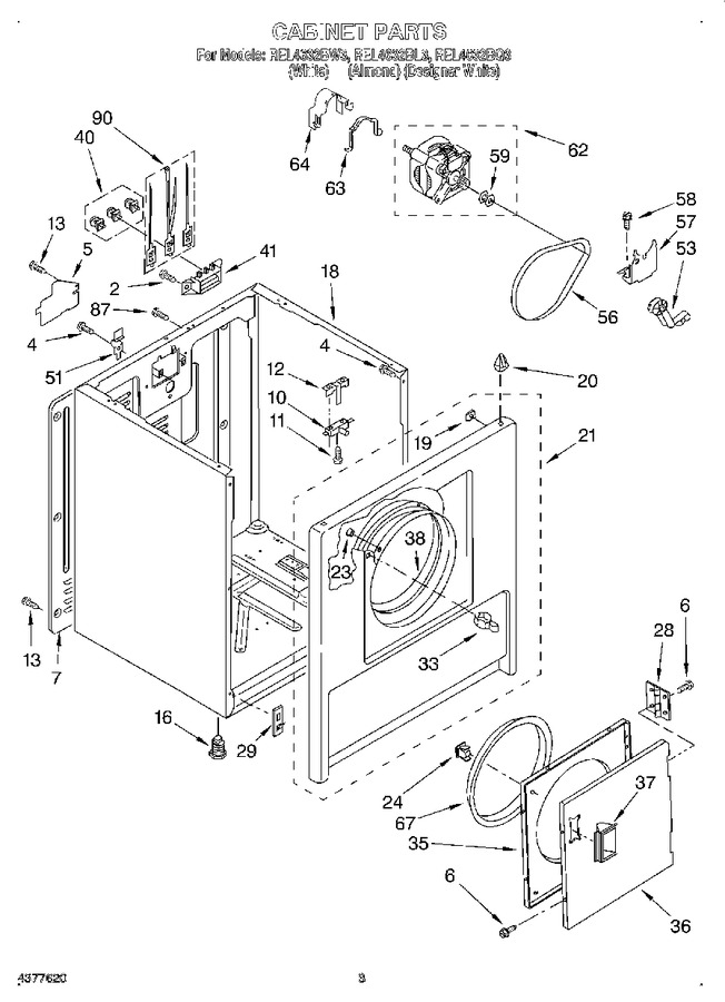 Diagram for REL4632BW3
