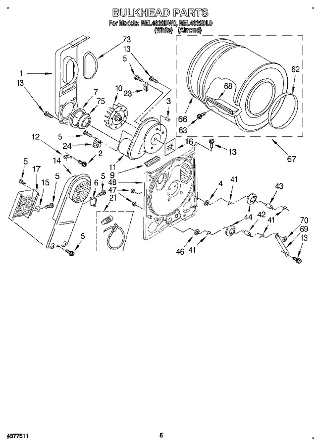 Diagram for REL4632DL0