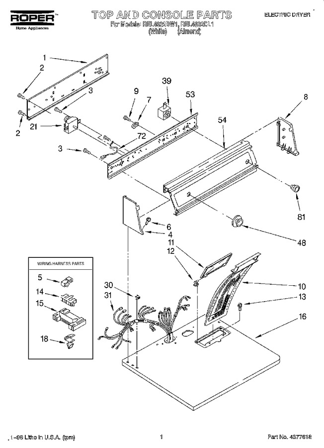 Diagram for REL4632DW1