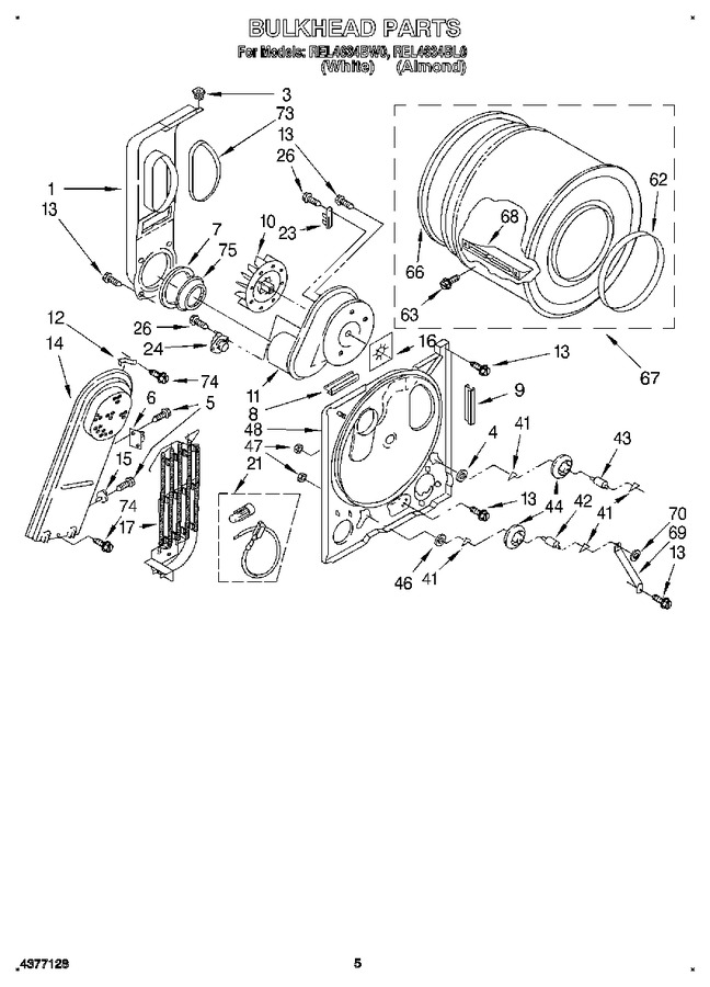Diagram for REL4634BW0