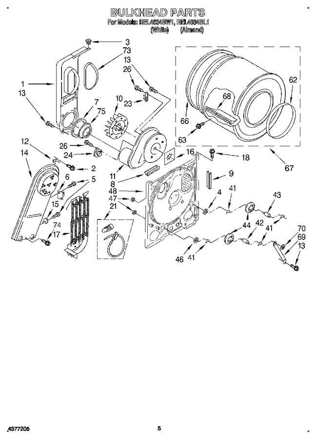 Diagram for REL4634BW1