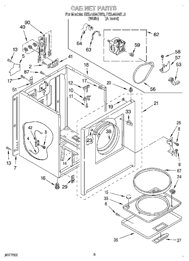 Diagram for REL4634BW3