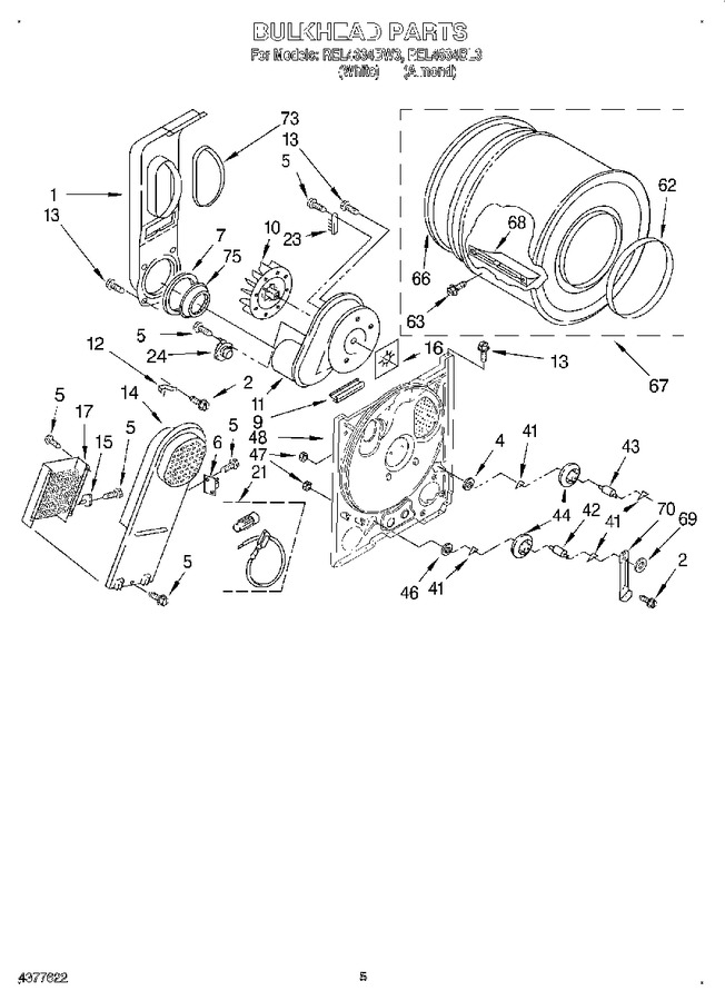 Diagram for REL4634BW3