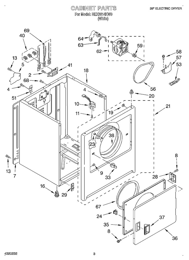 Diagram for REX3614KW0