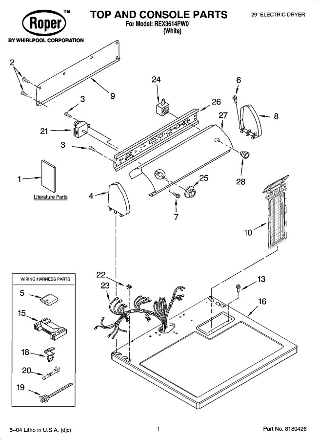 Diagram for REX3614PW0