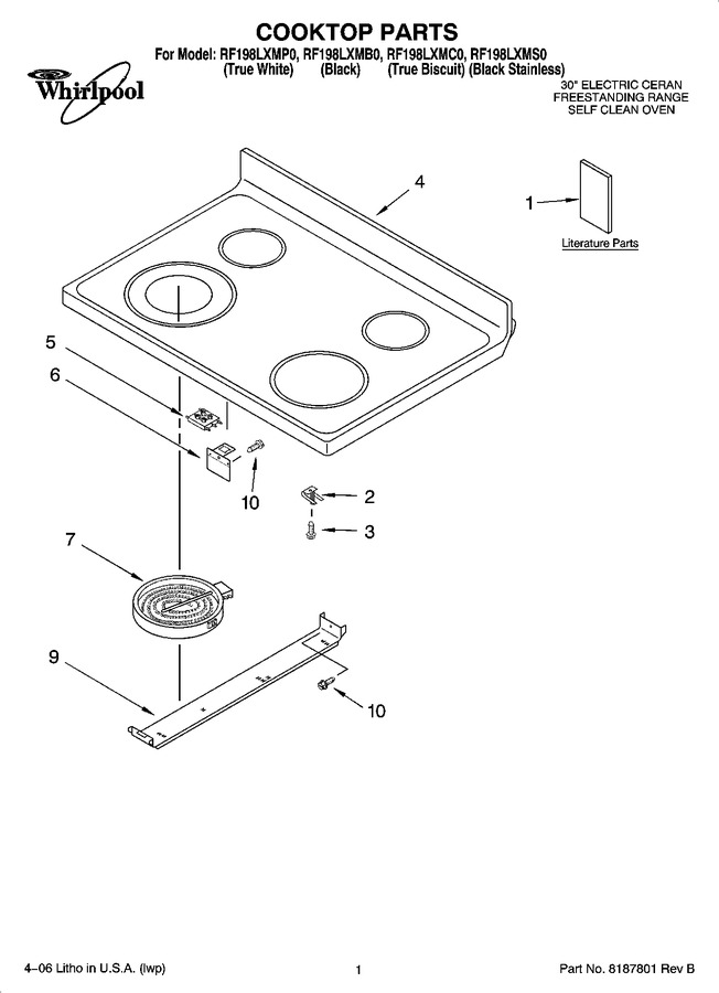 Diagram for RF198LXMP0