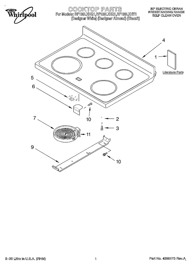 Diagram for RF199LXHZ1