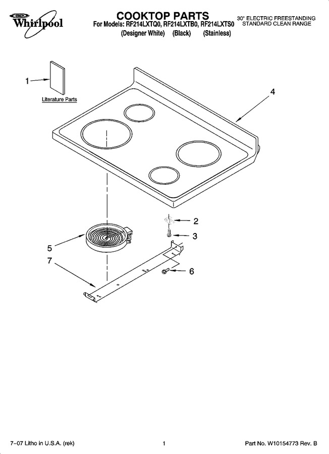 Diagram for RF214LXTB0
