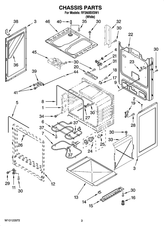 Diagram for RF260BXSW1