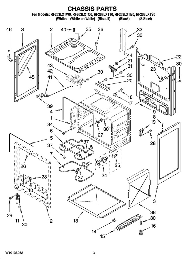 Diagram for RF263LXTT0