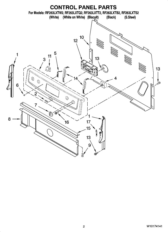Diagram for RF263LXTS2