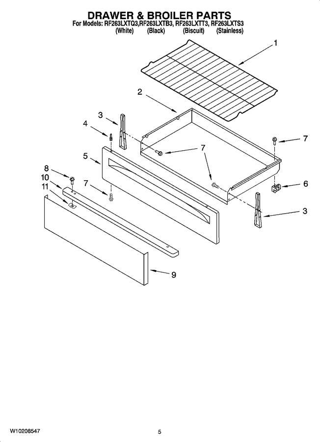 Diagram for RF263LXTT3