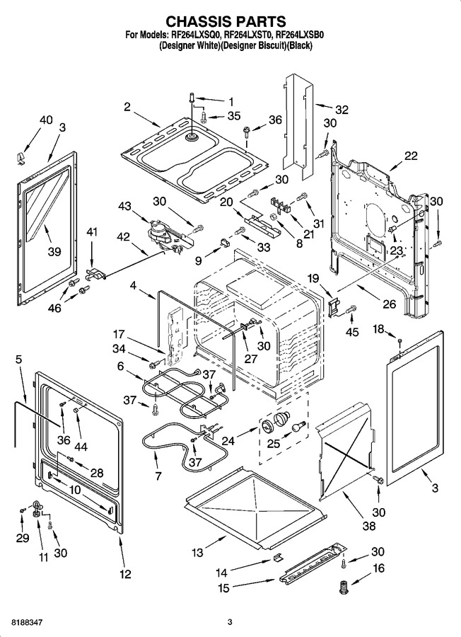 Diagram for RF264LXST0