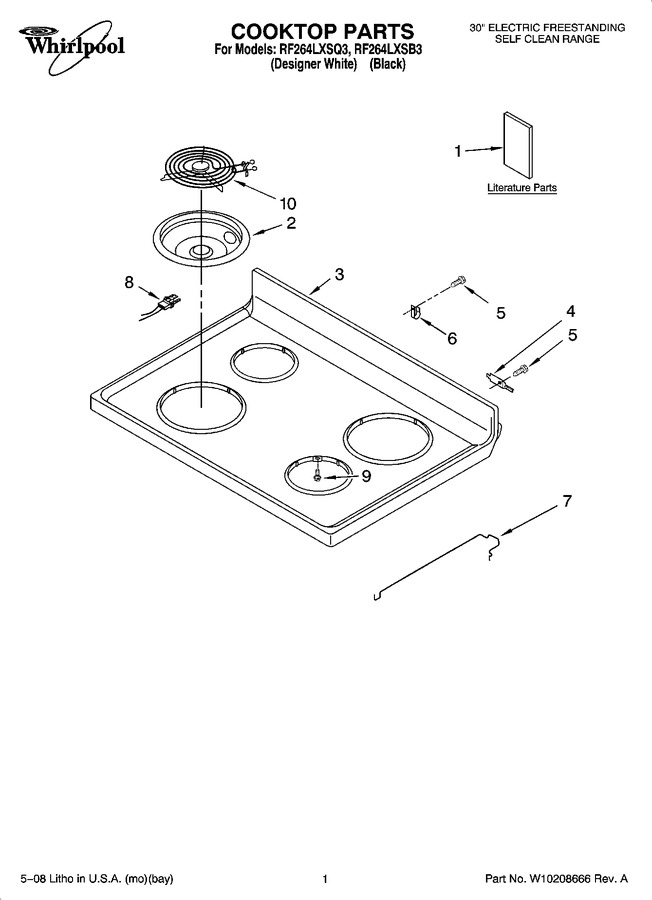 Diagram for RF264LXSQ3