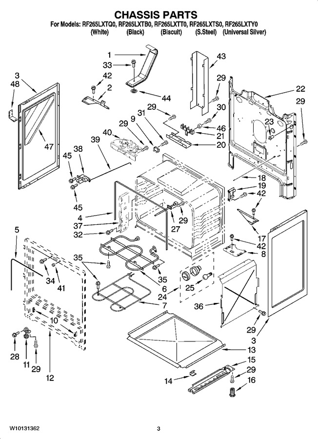 Diagram for RF265LXTB0