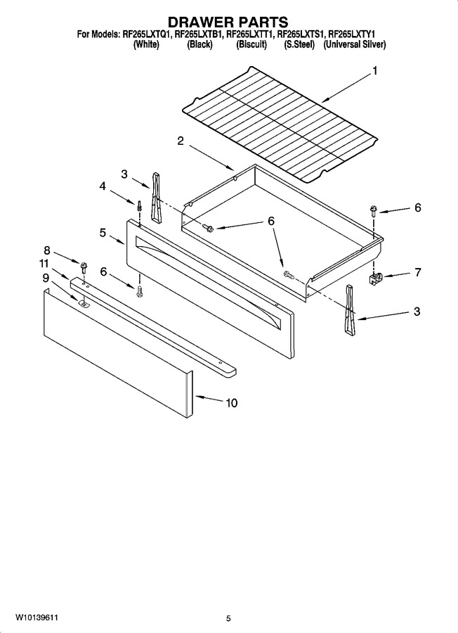 Diagram for RF265LXTS1