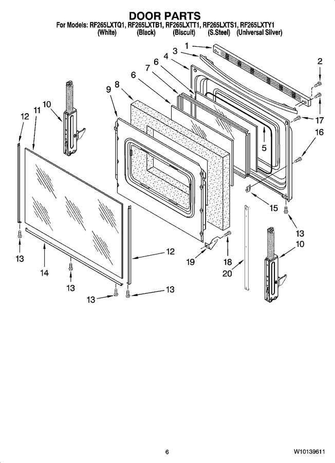 Diagram for RF265LXTS1