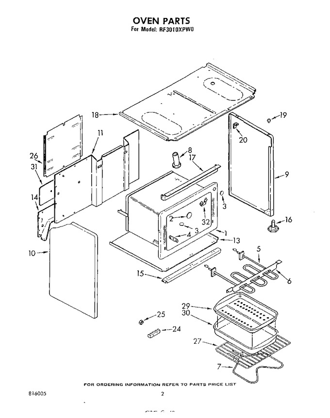 Diagram for RF3010XPW0