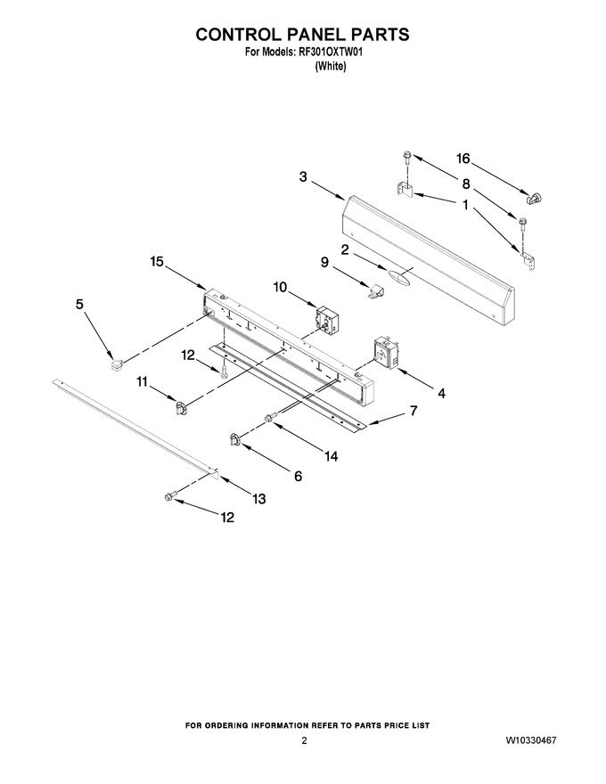 Diagram for RF301OXTW01