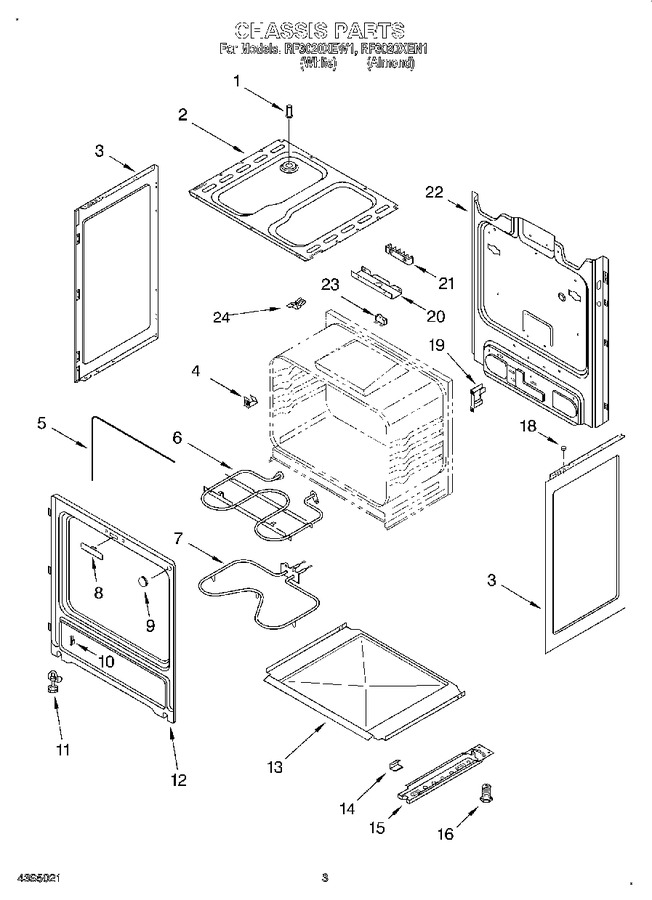Diagram for RF3020XEN1