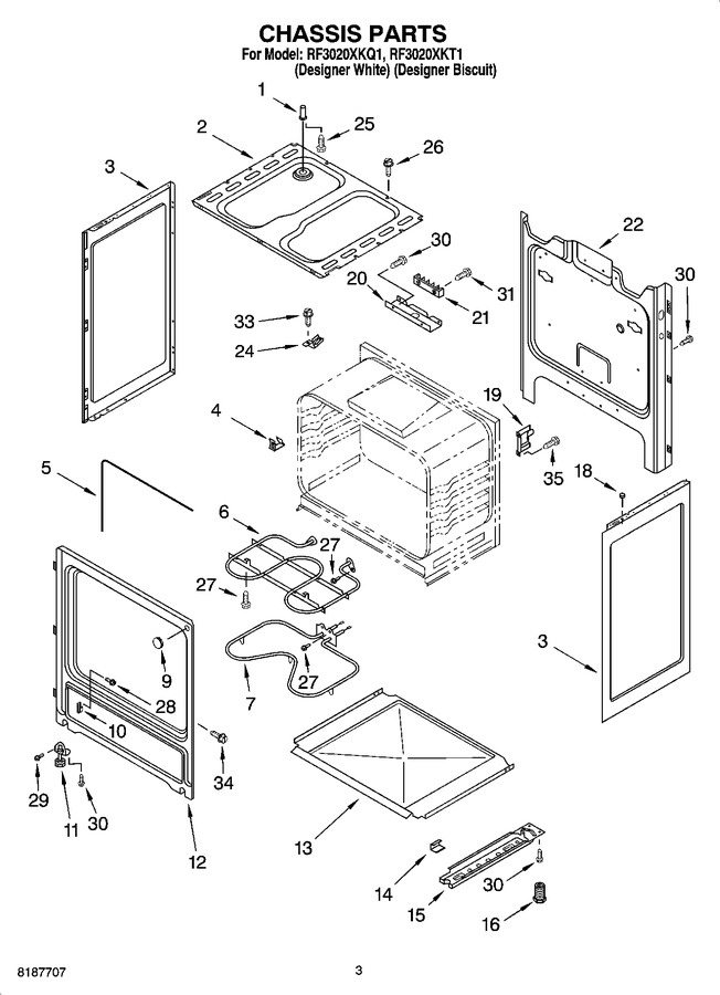 Diagram for RF3020XKQ1