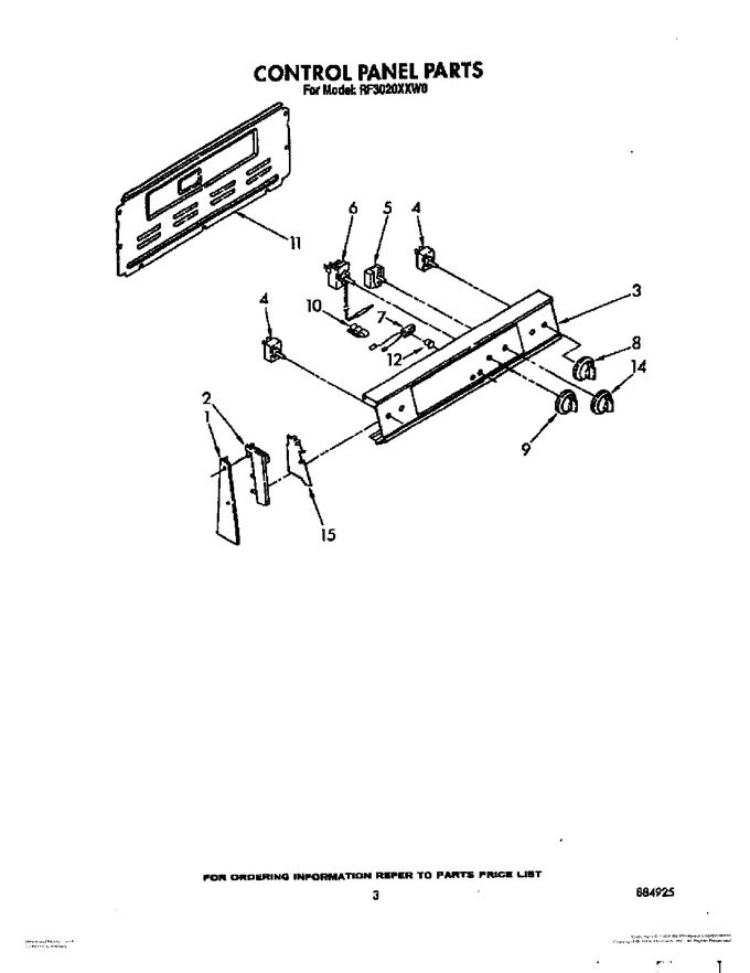 Diagram for RF3020XXW0