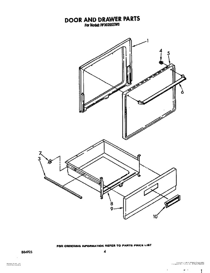 Diagram for RF3020XXW0