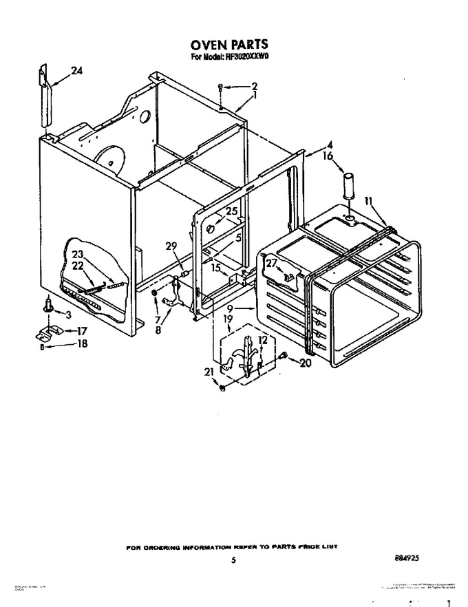 Diagram for RF3020XXW0