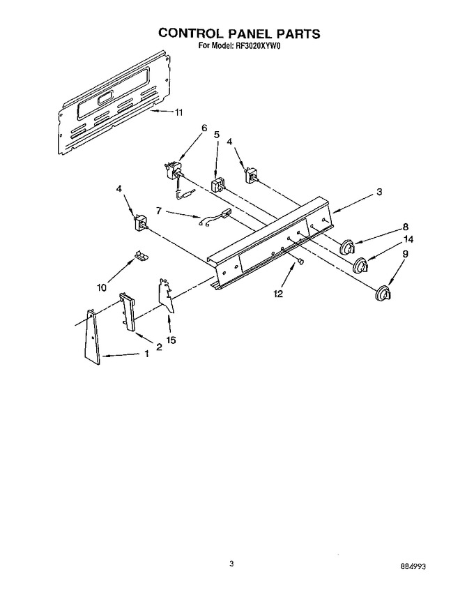 Diagram for RF3020XYW0