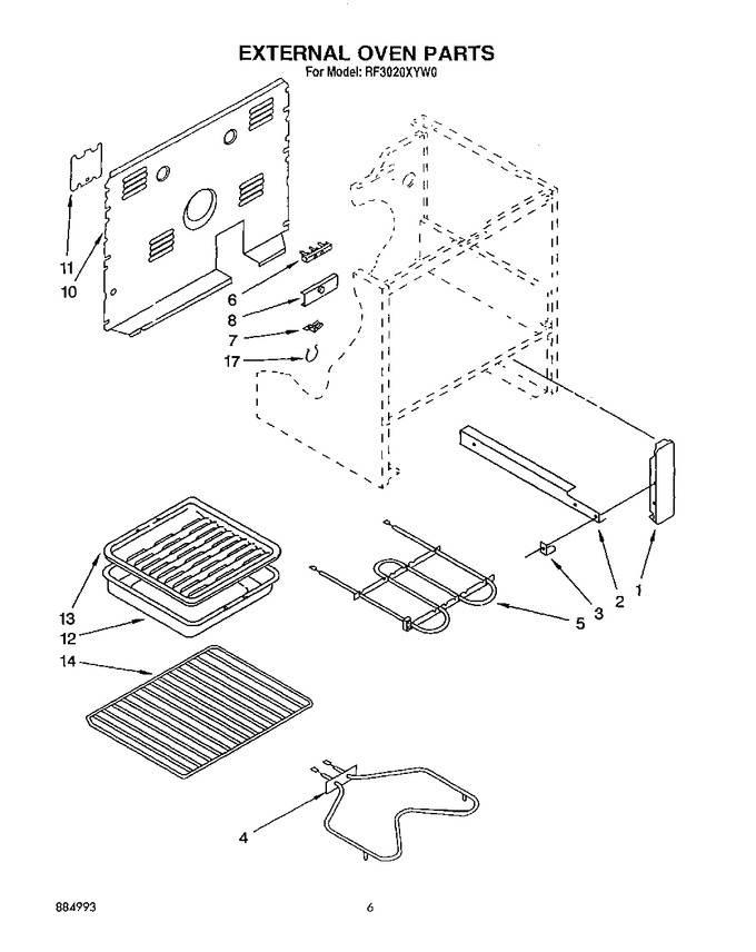 Diagram for RF3020XYW0
