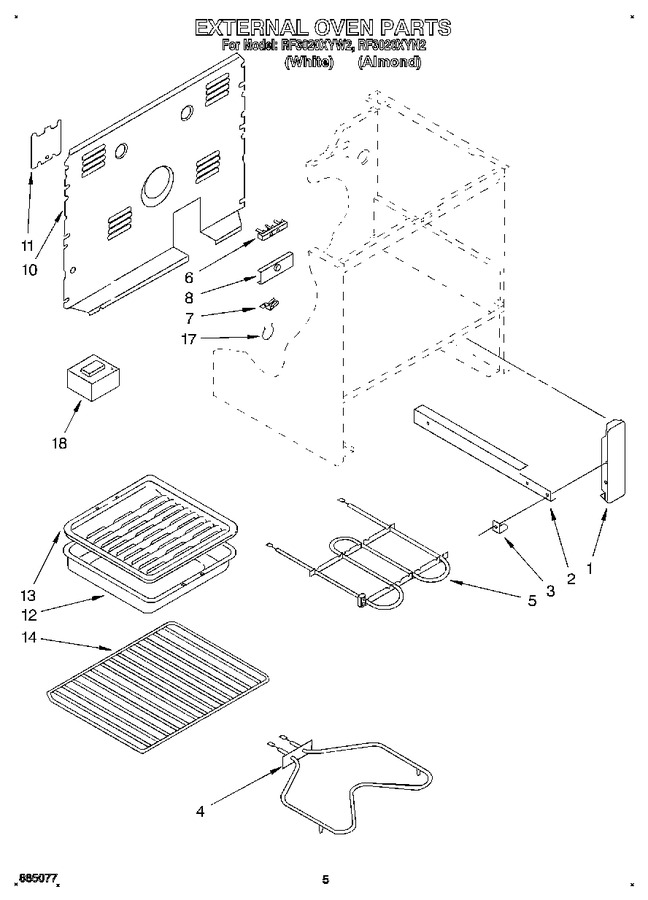 Diagram for RF3020XYW2