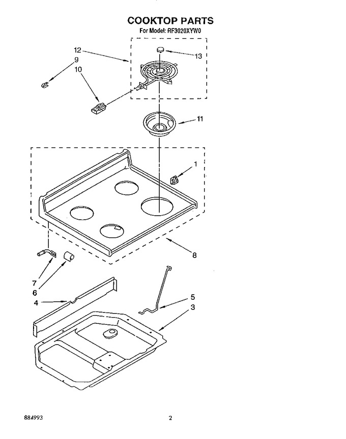 Diagram for RF3020XYW0