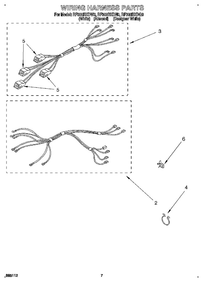 Diagram for RF302BXDW0