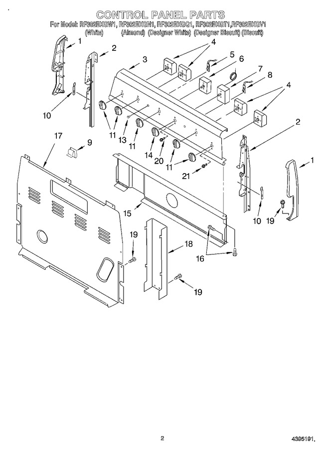 Diagram for RF302BXGV1