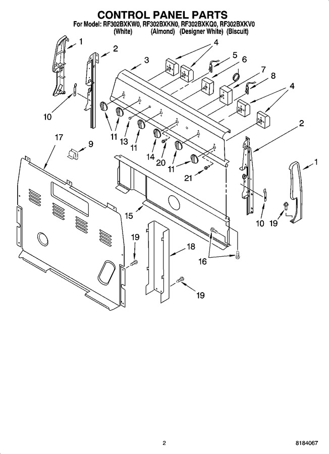 Diagram for RF302BXKV0