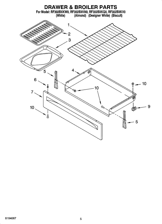 Diagram for RF302BXKN0