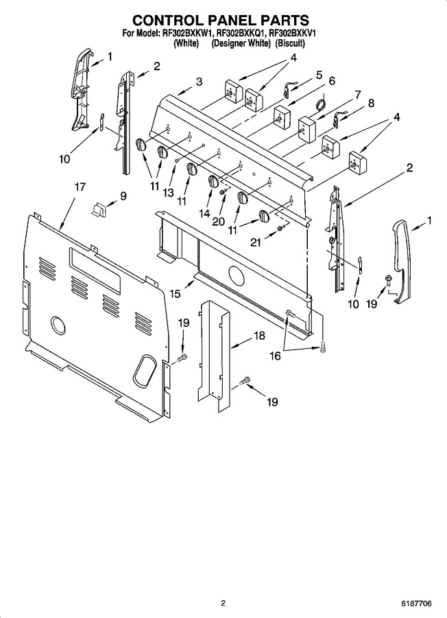 Diagram for RF302BXKV1