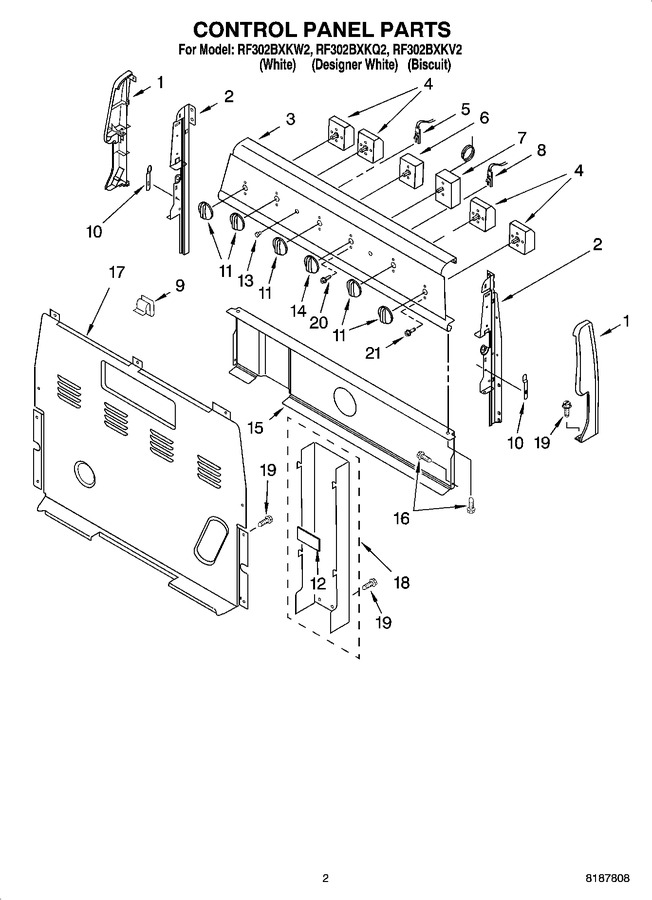 Diagram for RF302BXKQ2