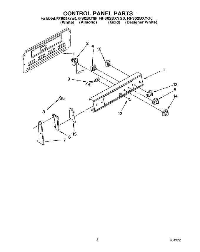 Diagram for RF302BXYG0