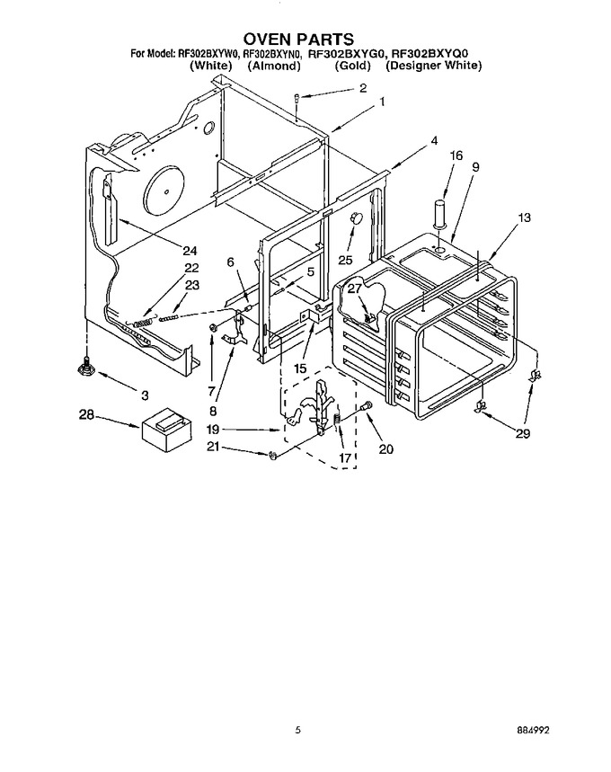 Diagram for RF302BXYG0